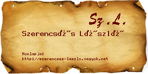 Szerencsés László névjegykártya
